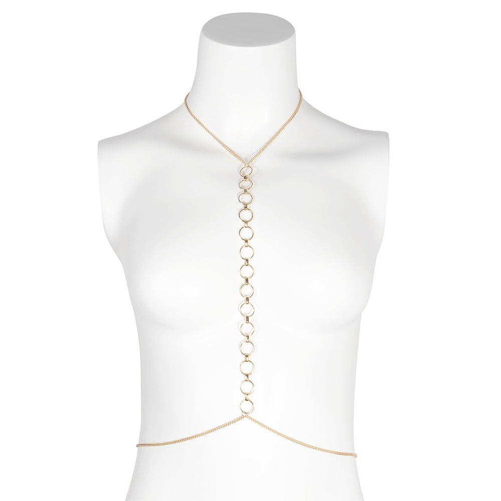 Gorgeous Gold Layered Chains Body Jewelry - Picture 5 of 6